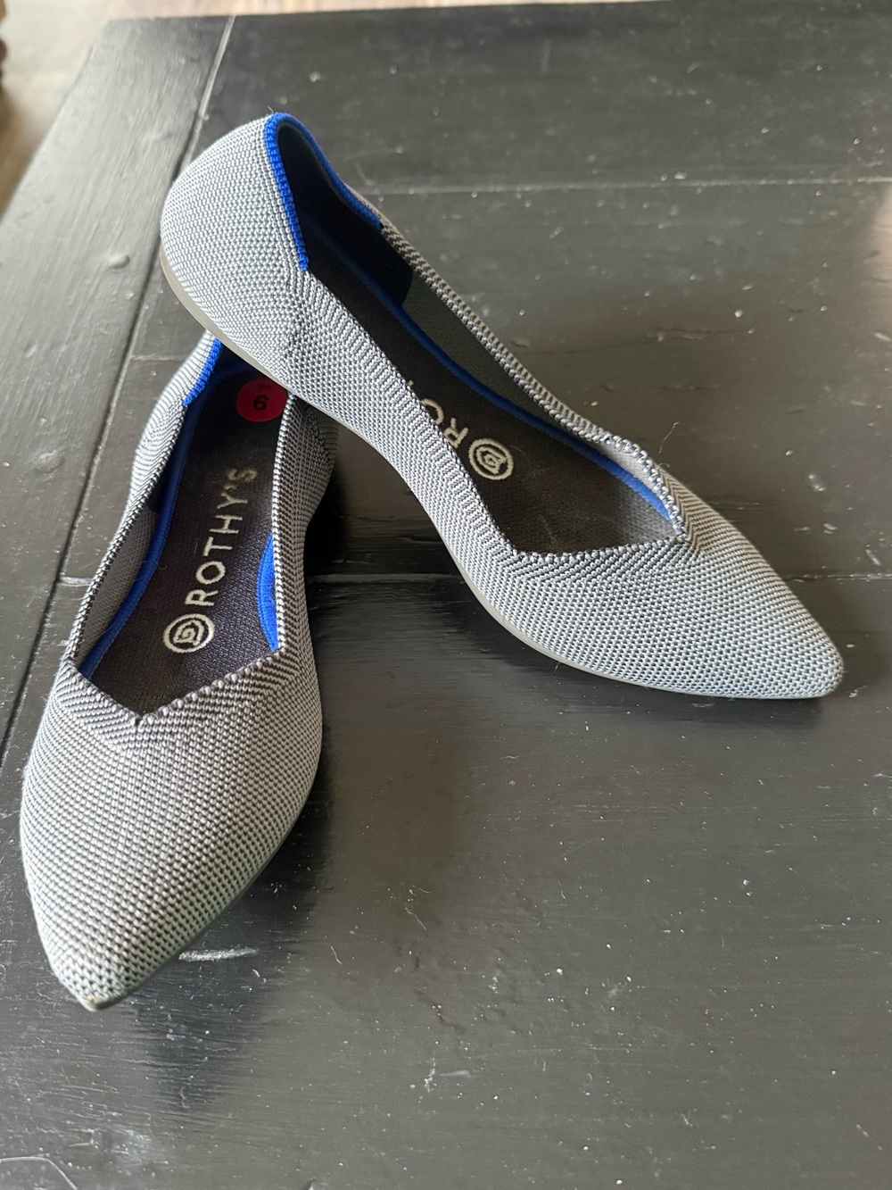 Rothy's The Point Gray Birdseye Ballet Flats